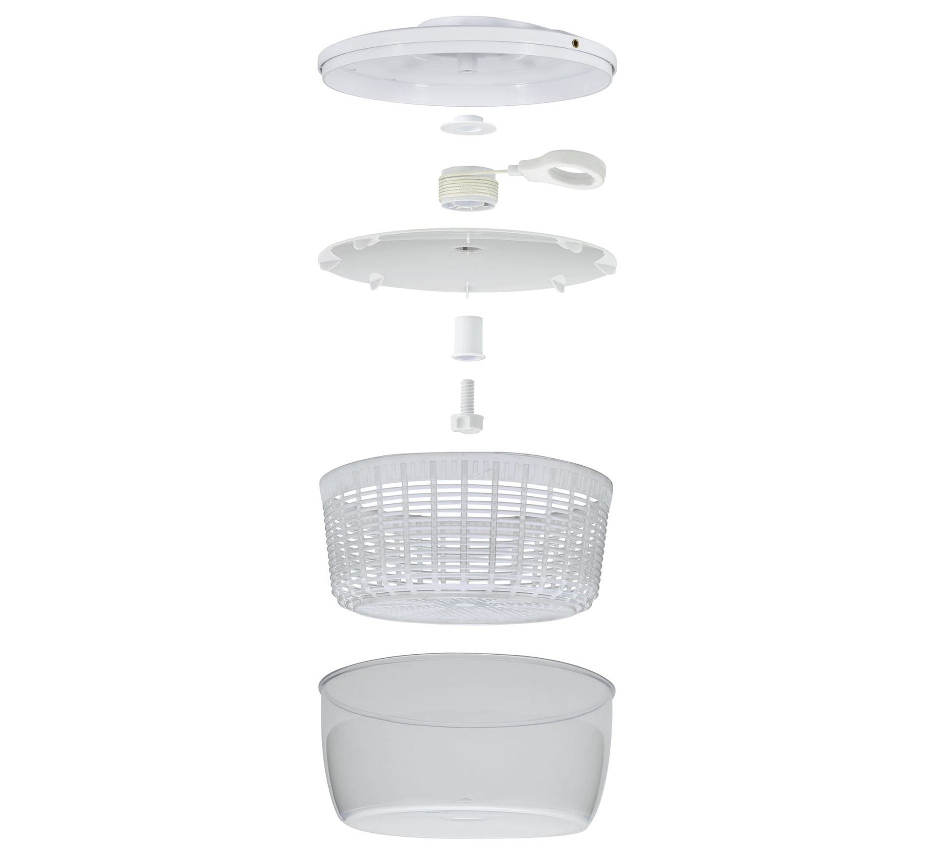 Salatschleuder grün mit Seilzug – Küchenprofi – Bild 4