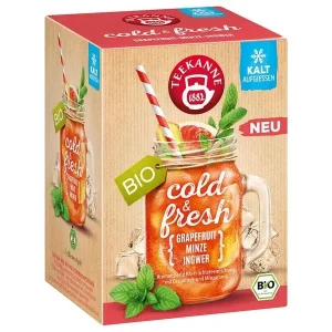 TEEKANNE cold & fresh Bio-Tee, 15 Teebeutel, versch. Sorten
