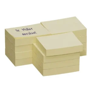 Haftnotizen gelb, dots, 12  x 100 Blatt, versch. Größen