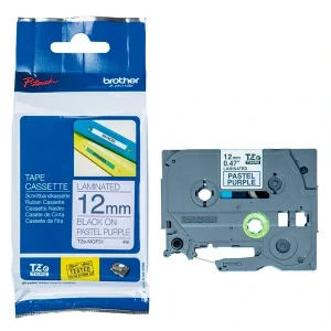brother TZe-MQF31 Schriftband schwarz auf lila 12 mm