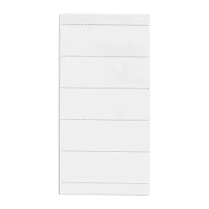 100 FALKEN Beschriftungsschilder für Hängeregister, weiß 60×21 mm