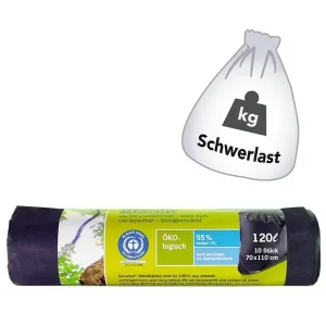 10 Schwerlastsäcke Secolan®, 120,0 l, grau