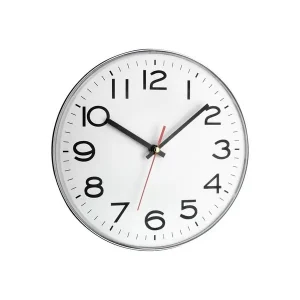 Wanduhr TFA®, Quarz, silber, Ø 28 cm