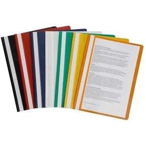 25 Schnellhefter Kunststoff DIN A4, versch. Farben