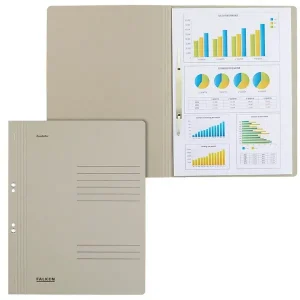 50 FALKEN Ösenhefter Karton DIN A4, versch. Farben