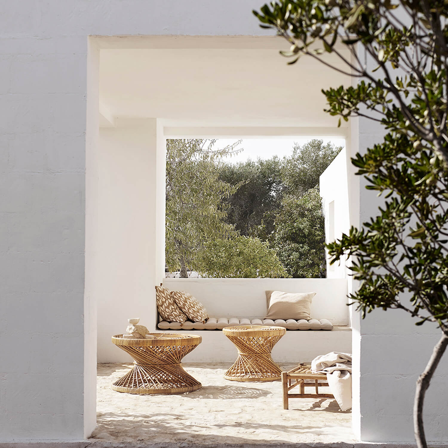 TineK Kissenbezug Mustard mit Quasten – Bild 2