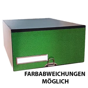 Urkundenkasten mit Schublade, 240 x 130 x 350mm, verschiedene Farben