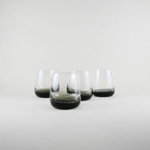 Broste Trinkglas Smoke Klein 4er Set