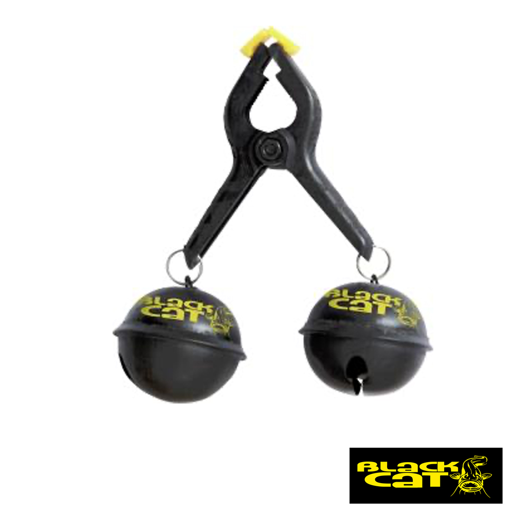 Black Cat Big Bells Schwarz/Gelb