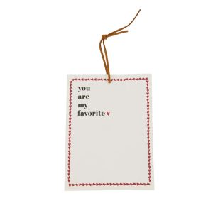 Zusss Duftsachets Favorit weiß/rot