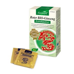 Alsiroyal Roter Bio-Ginseng Extraktpulver (30 Beutel)