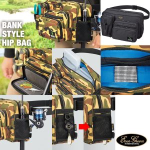 B-True Bank Style Hip Bag #Black