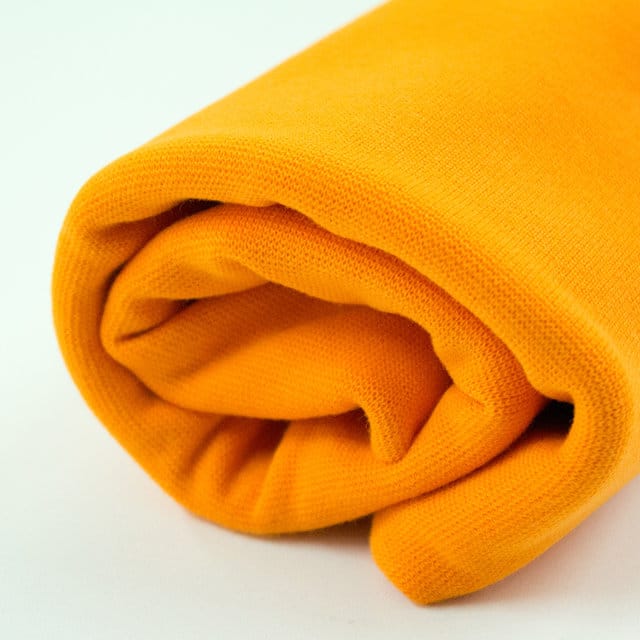 Biobündchen uni (Überbreite) – Stoffonkel – orange