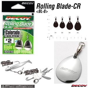 Decoy BL-8 Rolling Blade CR Silver