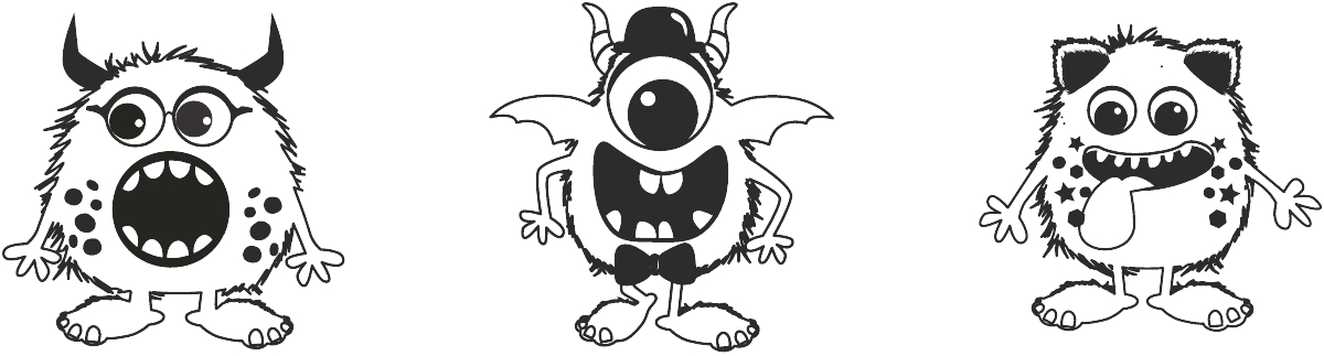 HEYDA Stempelset Monster – Bild 2