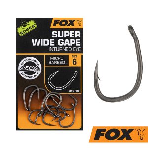 Fox Edges Carp Hook Super Wide Gape