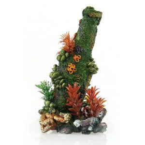 Aquarium Flasche Deko mit Korallenriff