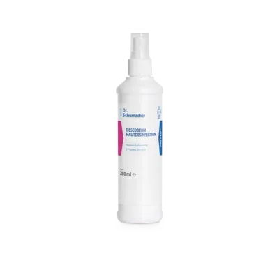 Dr. Schumacher DESCODERM Hautdesinkfetion | 250ml Sprühflasche Hautdesinfektionsmittel