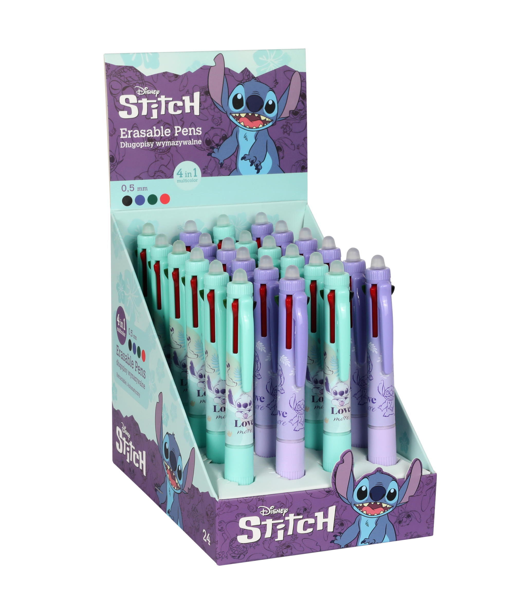 Radierbare Stifte – Disney „Stitch“ Multicolor
