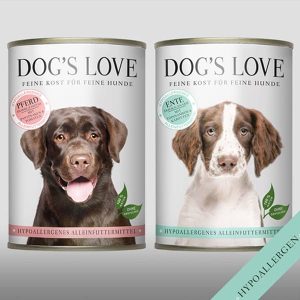 DOG’S LOVE Hypoallergen Pferd oder Ente