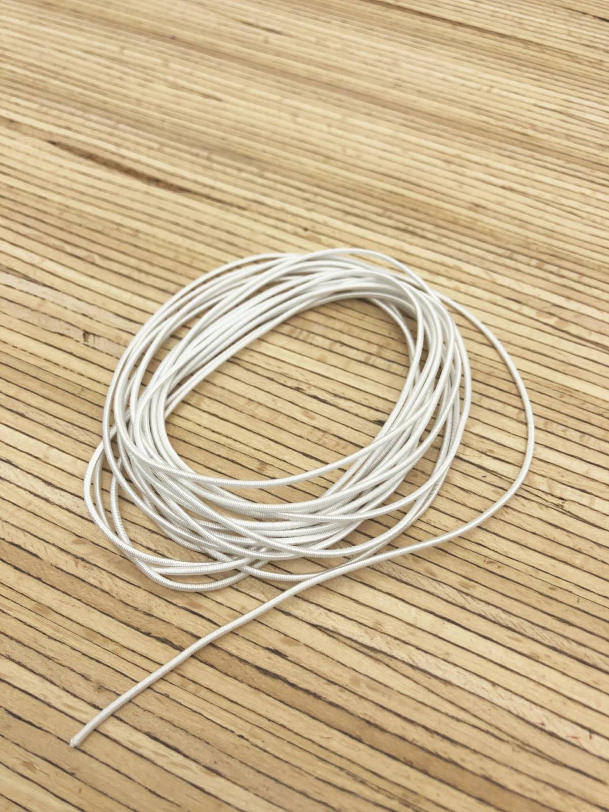 5 Meter Gummikordel 1 mm – verschiedene Farben