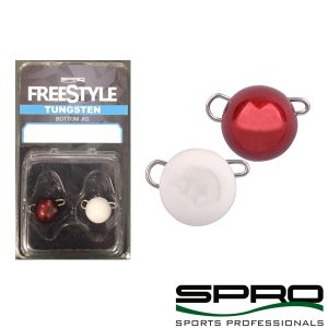 Freestyle Tungsten Bottom Jig White/Red