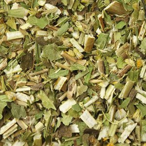 Goldrutenkraut geschnitten