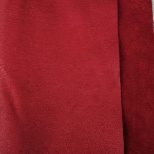 Ecopell Nappaleder Zuschnitt – himbeer (Biotierhaltung + pflanzlich gegerbt)