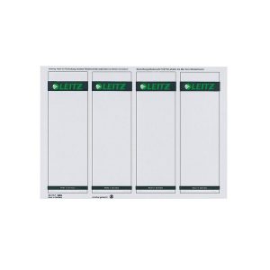 400 LEITZ 1685 Rückenschilder, selbstklebend, grau, 61,5 x 192mm