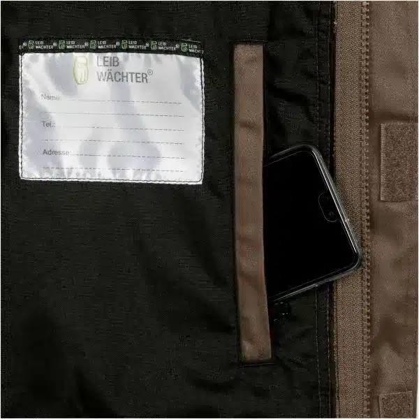 Leibwächter Weste | haselnuss/schwarz | FLEXV29 – Bild 5