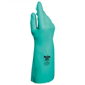 MAPA Ultranitril 391 Chemieschutzhandschuhe Grün Kat 3