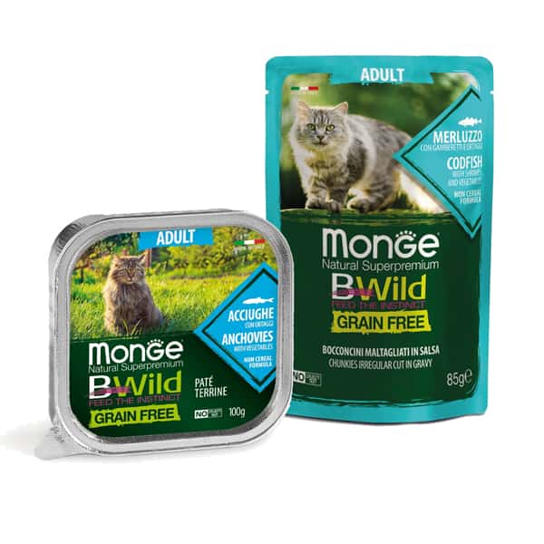 Monge Bwild Katzen Nassfutter ohne Getreide