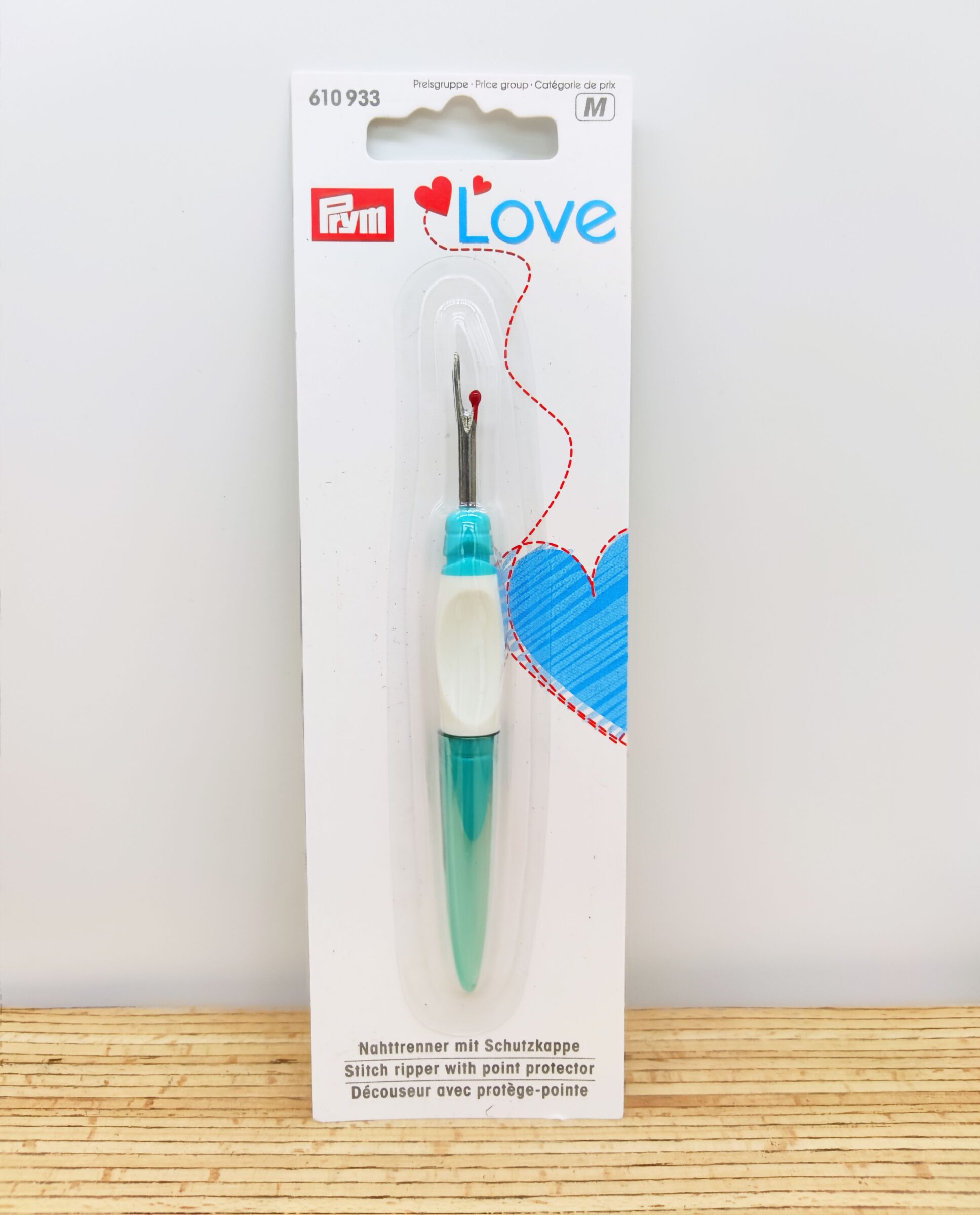 Prym Love – ergonomischer Nahttrenner – klein mint (610 933)
