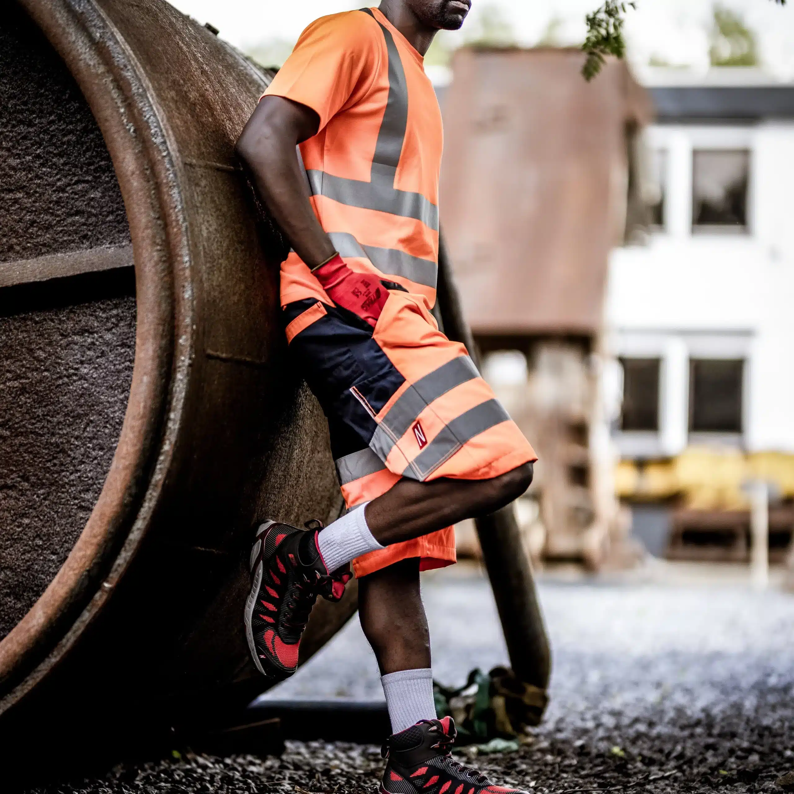 NITRAS MOTION TEX VIZ | Warnschutz Shorts | 7570 – Bild 6