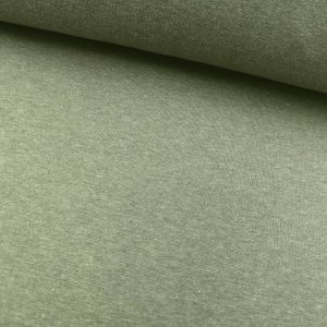 Biobündchen uni (schmal) – Finn – olivgrün meliert 715