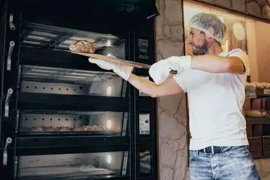 PRO FIT | PP Klipphaube, weiß, | 53 cm, 100 St. im Beutel – Bild 2