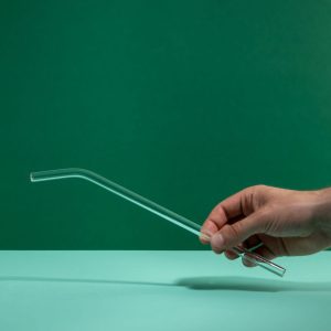 soulstraw gebogen – Strohhalm aus Glas – 5er Pack