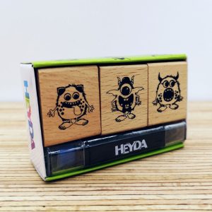 HEYDA Stempelset Monster