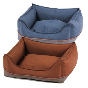 Hundebett und Katzenbett Vino braun oder blau