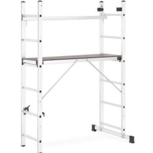 Mehrzweckleiter 2×7 mit Plattform