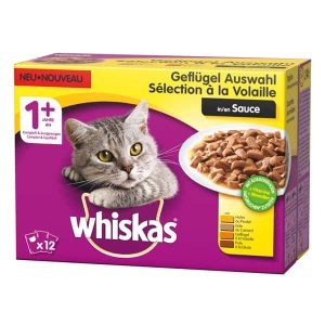 Whiskas Ragout 1+ Katzenfutter für erwachsene Katzen