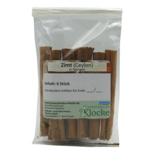 Zimt ceylon in Stangen (6 Stück)